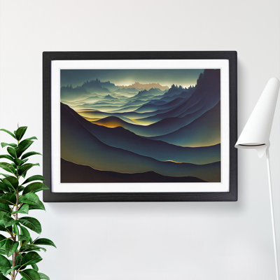 Hewarming Mountains - Single Picture Frame Print