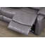 Ensemble de salon inclinable manuel en similicuir 2 pièces avec fauteuil inclinable manuel et causeuse-116403595