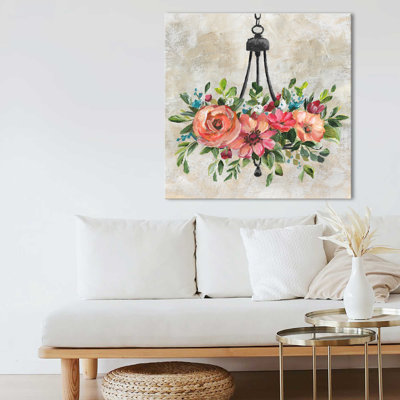 "Garden Chandelier" par Nan, reproduction sur toile