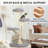 48.4" Modern Floral Cat Tree Tower with Multi-Level Viewing Platforms & Sisal Scratching Posts, Suitable for Cats of All Sizes, Gray-123029084