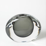 Offset Round Vase-Light Blue