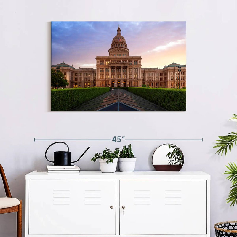 Iconic Texas Capitol, H 24 po x l 36 po