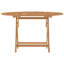 Table de patio pliante Haylea