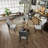 Upholstered Metal Leg Dining Chair-291902505
