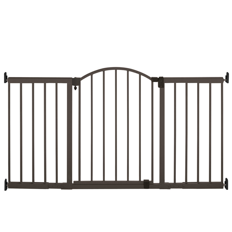Barrière pour animaux et bébés Thruway 72XW Series, de 44 à 72 po de largeur, 36 po de hauteur, fixée à la pression ou à la quincaillerie, à installer sur le mur ou dans la porte ou le couloir