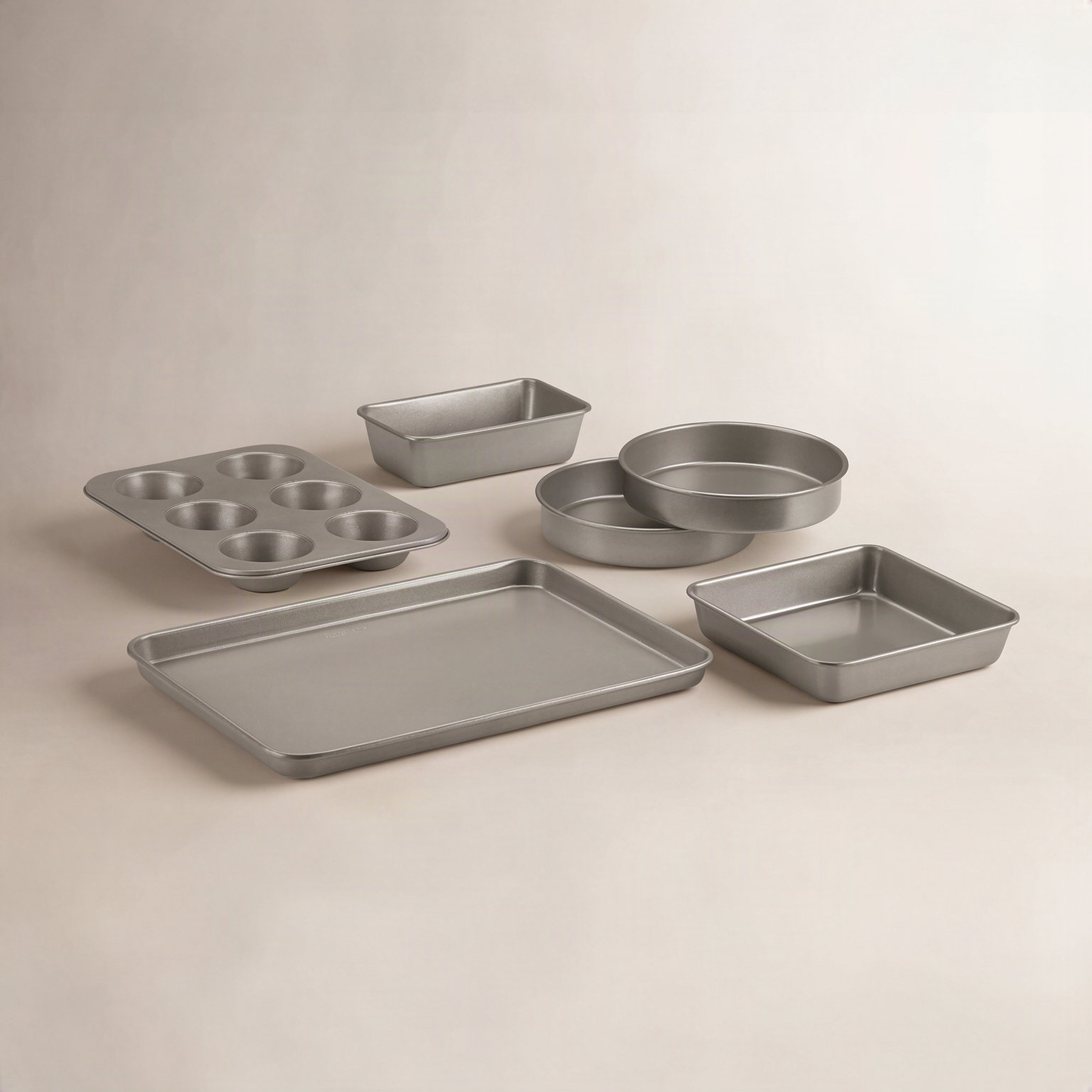 Cuisinart 6-Piece Nonstick Bakeware Set, Champagne