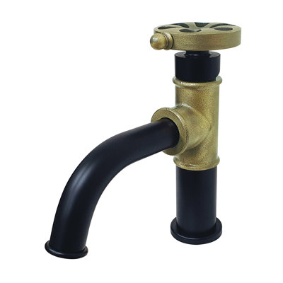 Kingston Brass Belknap Single-Handle 1-Hole Deck Mount Bathroom Faucet with Push Pop-Up