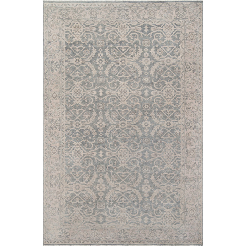 Tapis oriental en laine noué à la main Robison, Rectangle 2 pi x 3 pi