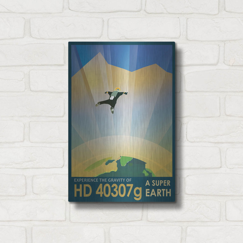 «Visions Of The Futur HD 40307g», par la NASA, H 16 po x l 12 po