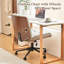 Chaise de bureau pivotante rembourrée Mitchem-2048339190