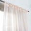 100% Pure Linen Lightweight Voile Sheer Rod Pocket Curtain (Single Panel)-1953219626-1953219623