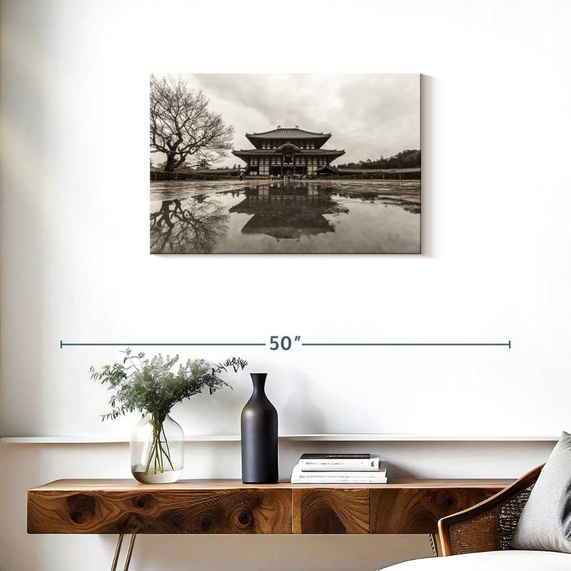 Adella Todaiji Temple Reflection, 20" H x 30" W