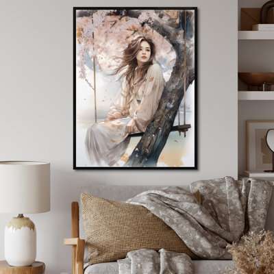Impressionnante femme sur toile de saule I sur toile