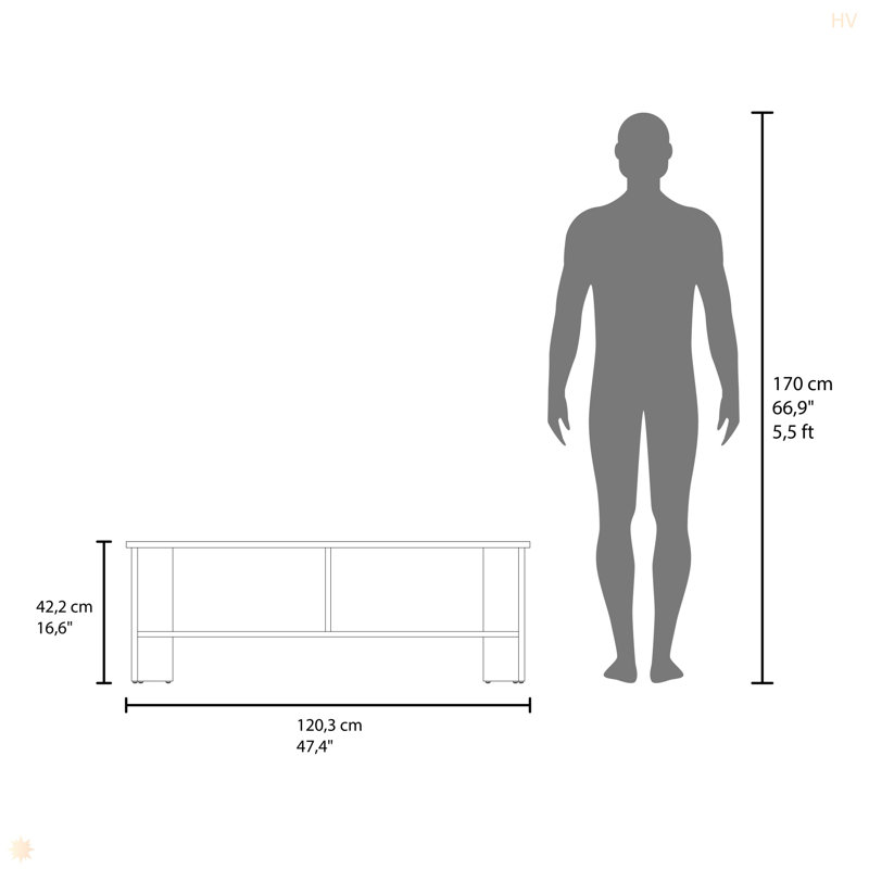 Table d'appoint, table de bout et canapé avec deux tablettes 19,7 "de haut Garden
