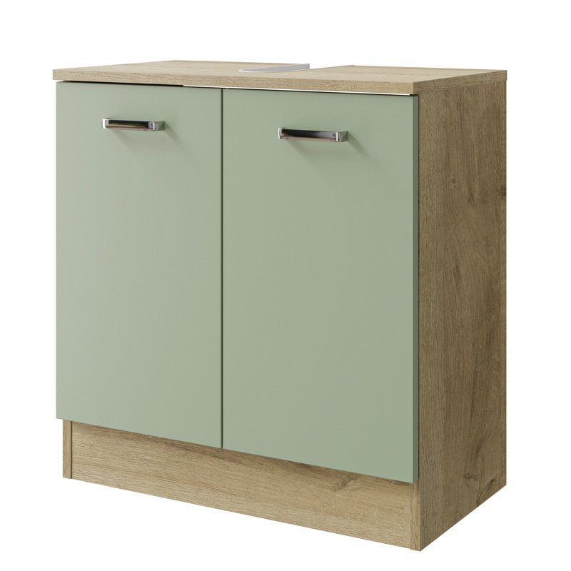 Washbasin Base Cabinet, Riviera Oak;Nb;Green