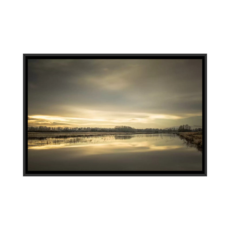 Sanctuaire par Don Schwartz - reproduction de photo sur toile tendue, Toile avec cadre noir, H 8 po x l 18 po x P 26 po