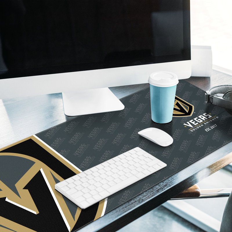 Desk Pad, Gold/Gray