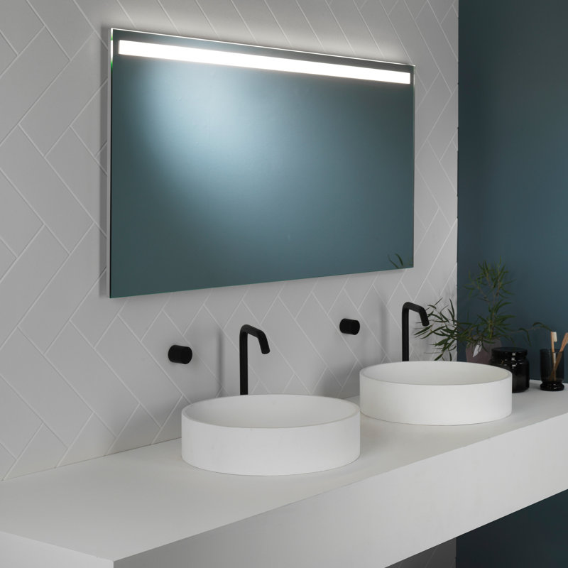Avlon Flat Lighted Wall Mirror