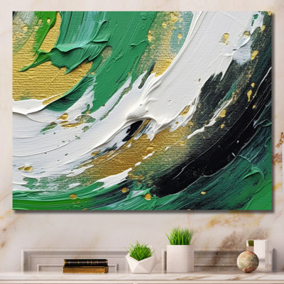 Tourbillon cosmique sur toile