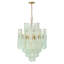 Lustre en laiton vieilli 16 lumières Michailo-1858880361
