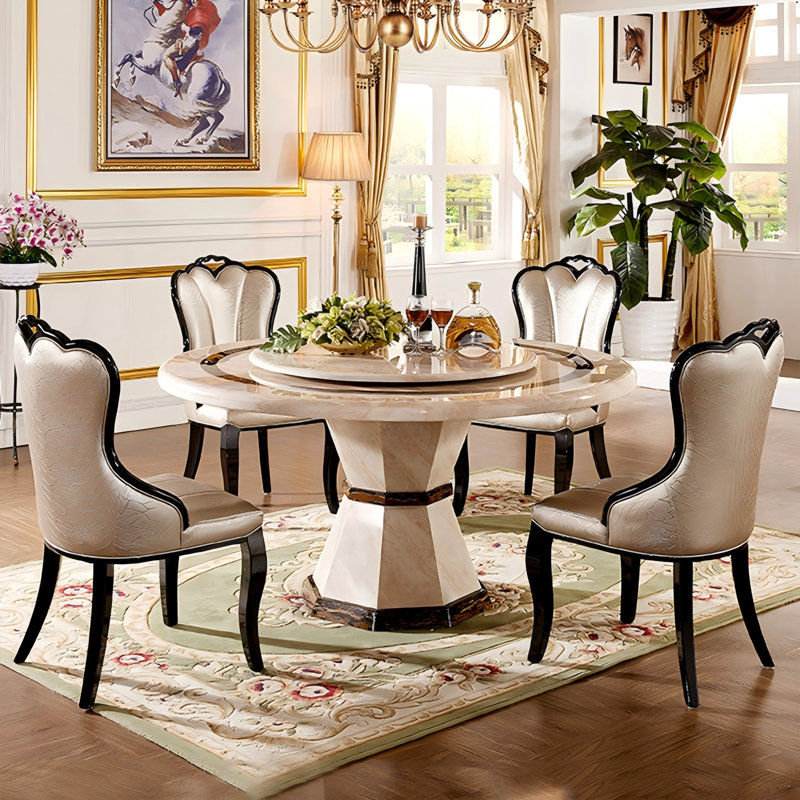 Table de salle à manger 53,15 po, 29.92" H x 53.15" W x 53.15" D