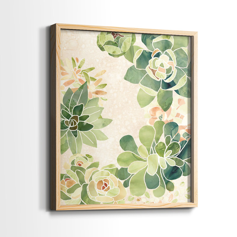 Reproduction encadrée en verre massif, H 11 po x l 9 po