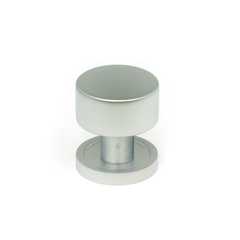 Round Knob, 2.5 cm, Satin Chrome