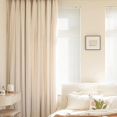 Dual-Layer Curtains For Living Room Dining Room, Bedroom, Balcony 1 Panel