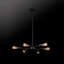 Lustre en laiton mat 6 lumières Jeiner-74890669