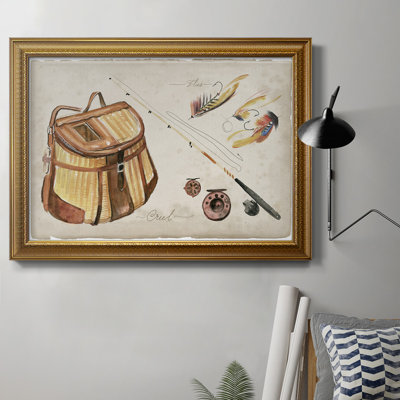 Tackle Box Collection A - Peinture sur toile encadrée