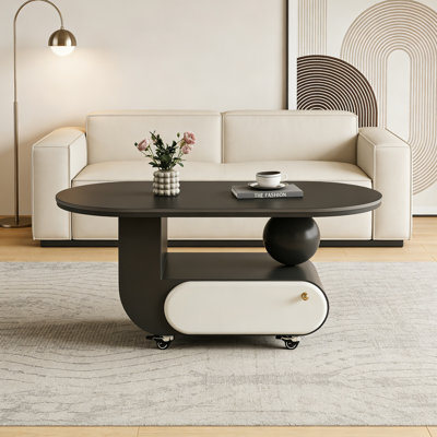 Table basse avec roulettes Luxury