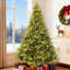 Arbre de Noël combiné en PE / PVC pré-éclairé-1101120034