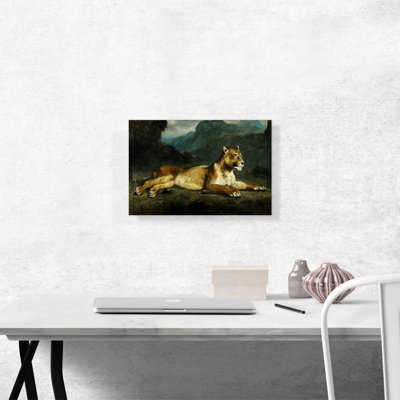 Lionne inclinable 1855 - impression