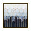 « doux blue hexagones » par elisabeth fredriksson-print-49715555-49715565