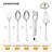 9-piece 18/10 Stainless Steel Hostess Set, Serving Utensil Set-123140133