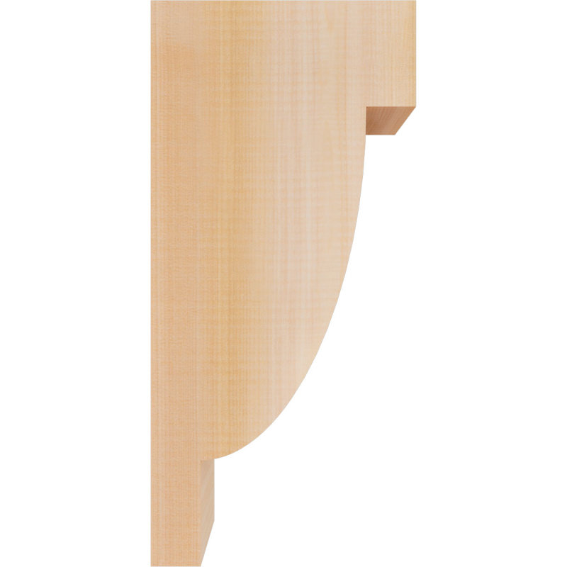 Corbeau lisse alpin, l 3 3 po x P 8 po x H 16 po, H 16 po x l 3,5 po x P 8 po, Lisse, Cèdre rouge