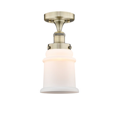 Alvi Glass Semi Flush Mount