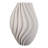 Sculptural Fluted Vases Porcelain Vertical Ribbed Design Set Of 2-2068939005