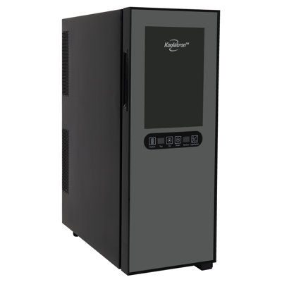 Koolatron Dual Zone 10" Freestanding 12 Bottle Wine Refrigerator