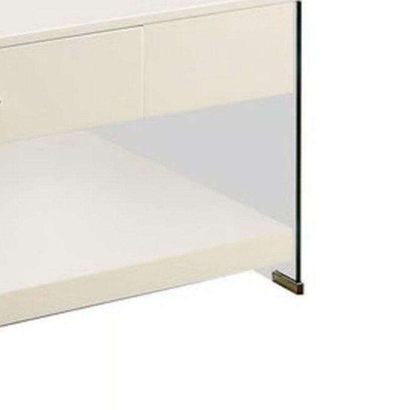 Table basse traîneau avec rangement Deangela