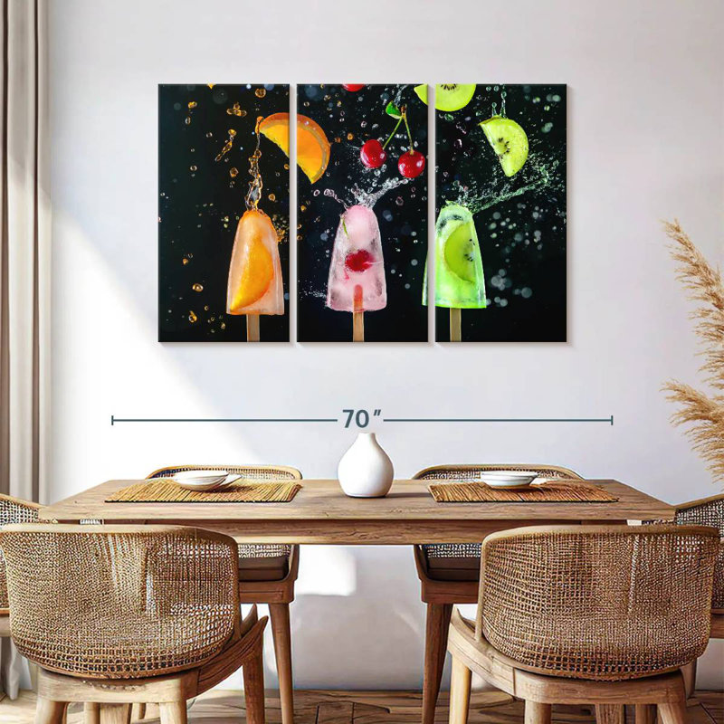 Yarlin Sweet Fruit Popsicles, 36" H x 57" W