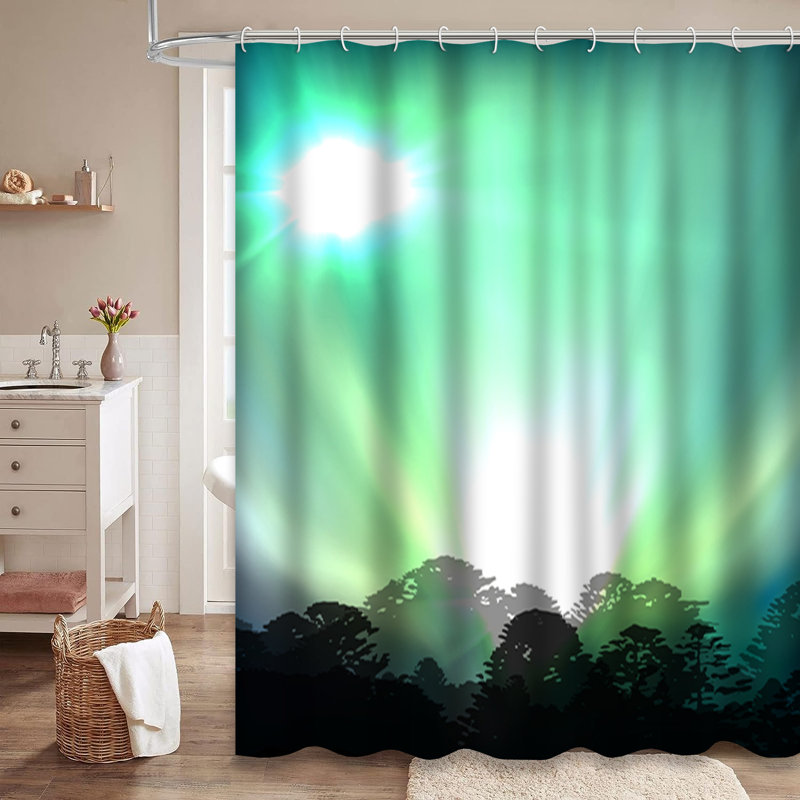 Rideau de douche Winter Forest, L 72 po x l 72 po