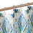 Ikat Drops Shower Curtain Teal Single 72x72