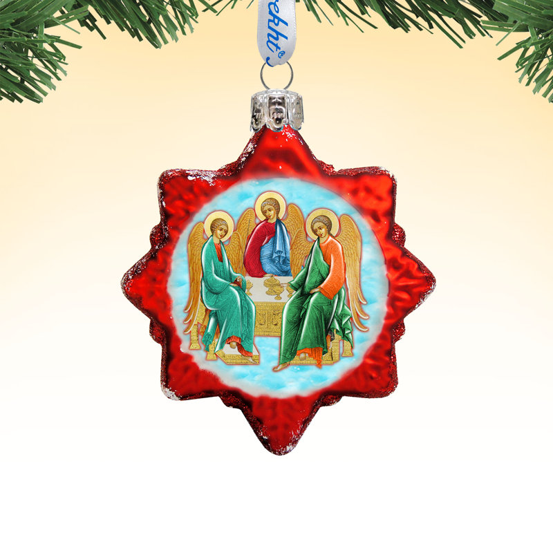 Keepsake Trinity Glass Ornament