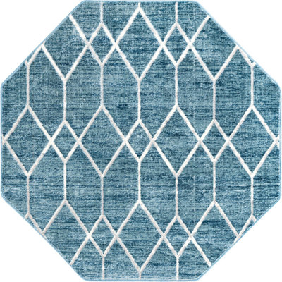Tapis contemporain Eshin de couleur brise