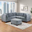 Fauteuil sans accoudoirs en lin 1 pièce-1868636166