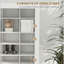 Rangement pour chaussures 71 po, range-chaussures étroit pour vestibule avec cubes ouverts