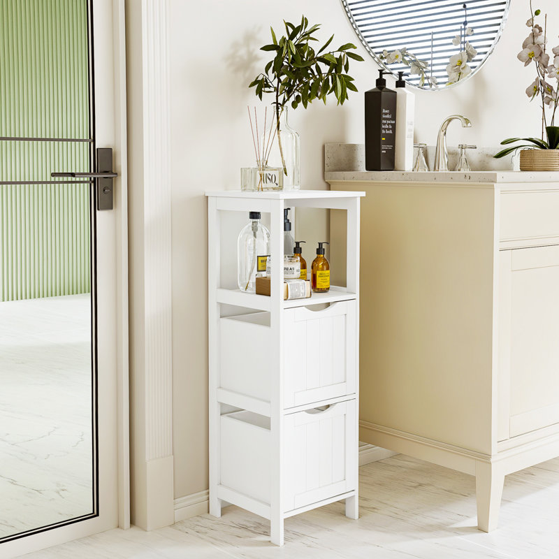 Peru Freestanding Bathroom Cabinet with 2 Drawers