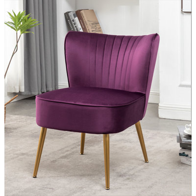 Upholstered Slipper Chair