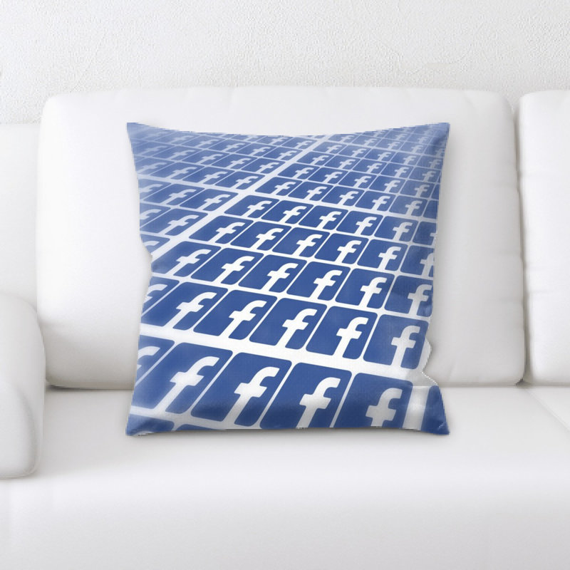 Coussin décoratif Facebook